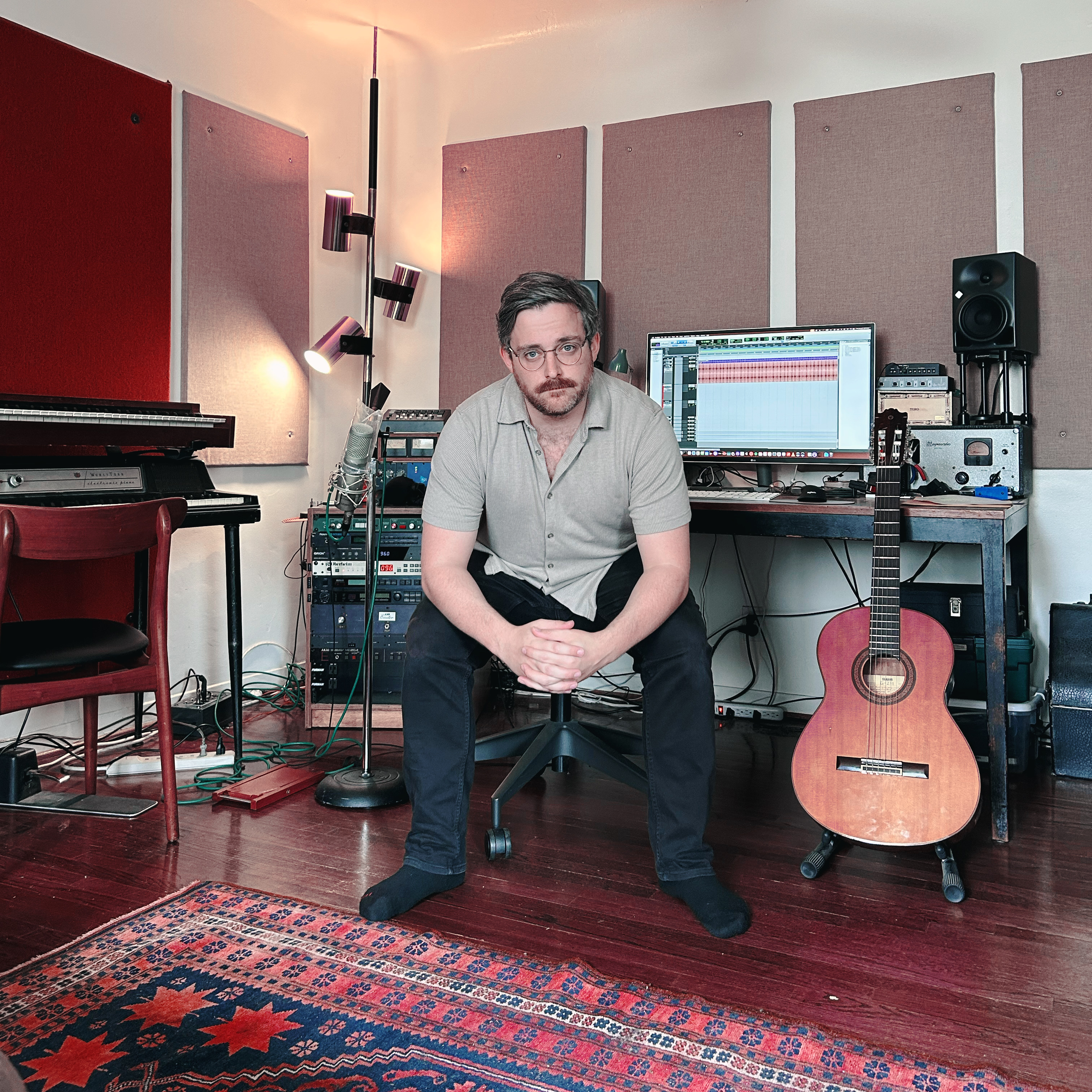 Nick Zanca in studio